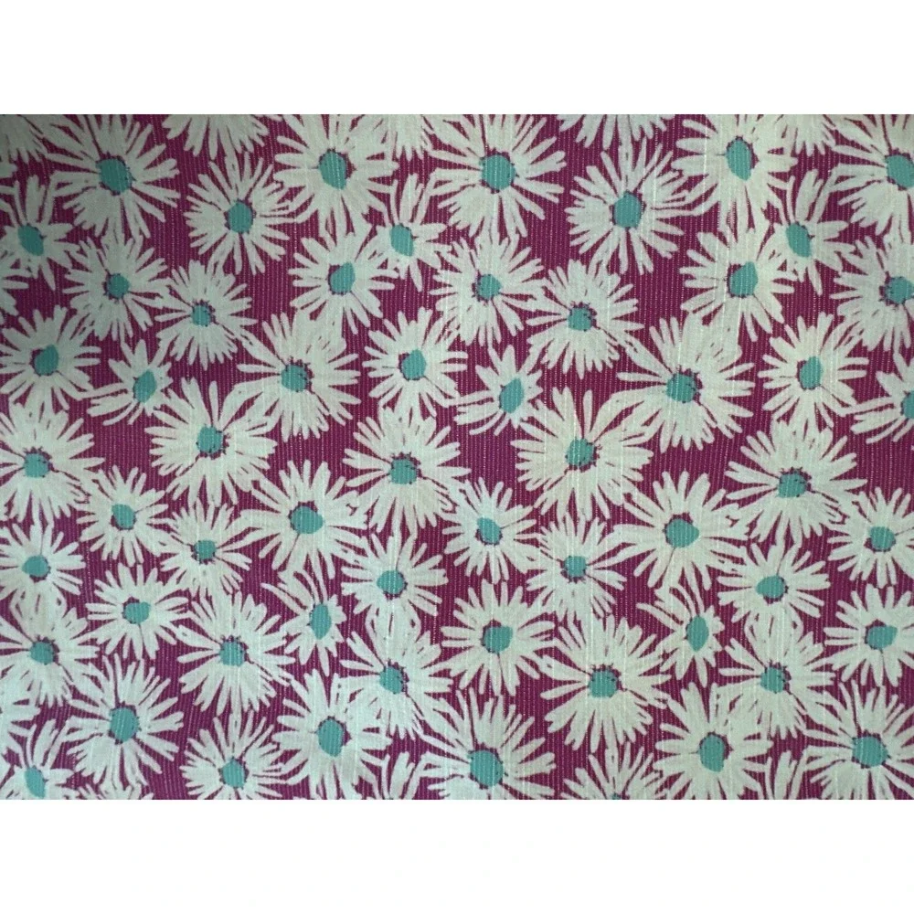 Johnnie-O Daisy Floral Swim Trunks Mens Large Pink Teal Elastic Waist Mesh Lined